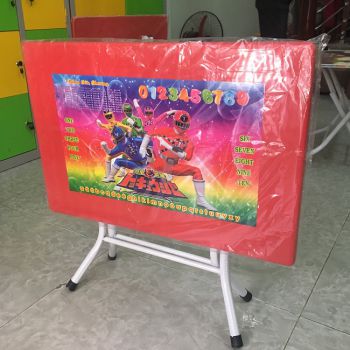 Bàn nhựa chân gấp mầm non loại nhỏ